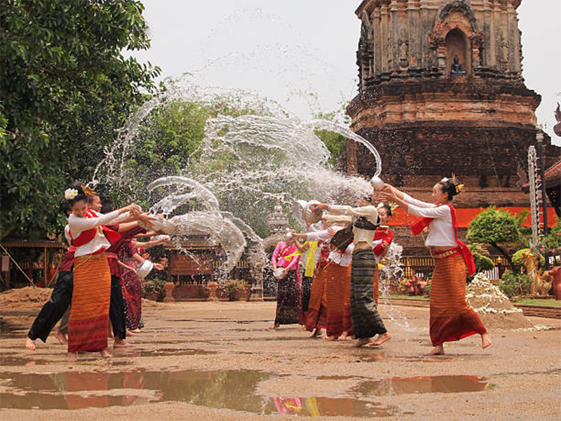 Festival Songkran, Thajsko