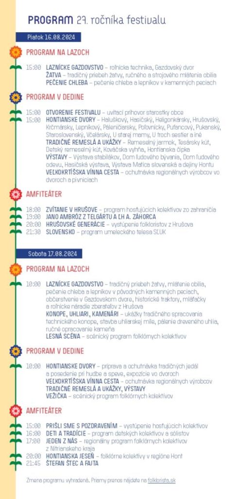 program Hontianskej paráda

