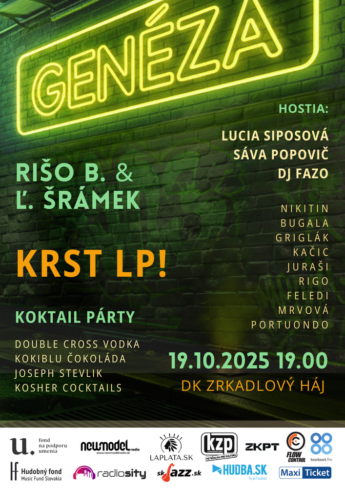 Genéza - spojenie jazzu & hip-hopu - krst LP
