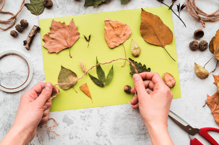 Výtvarné aktivity s prírodnými materiálmi
