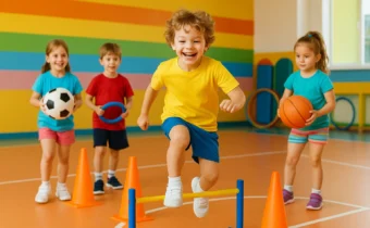 Zábavné športové podujatia pre deti v detských centrách