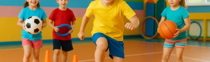 Zábavné športové podujatia pre deti v detských centrách