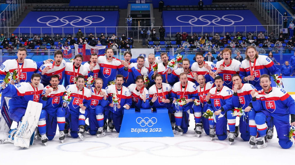 Hokejový bronz Slovenska na ZOH 2022