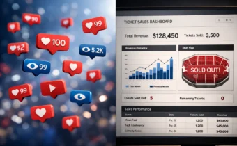 Marketing podujatia: Sociálne siete vs. realita predaja vstupeniek