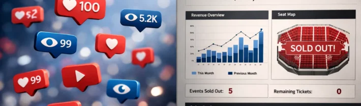 Marketing podujatia: Sociálne siete vs. realita predaja vstupeniek
